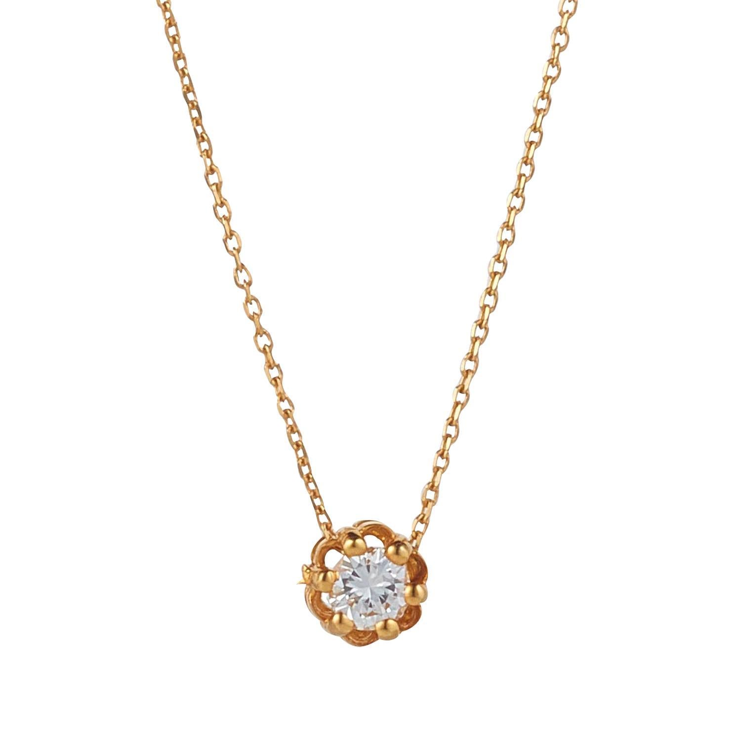 Nadri solitaire hot sale pendant necklace