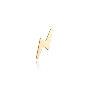18ct Gold Plated Or Sterling Silver Mini Lightning Bolt Earrings   Hurleyburley