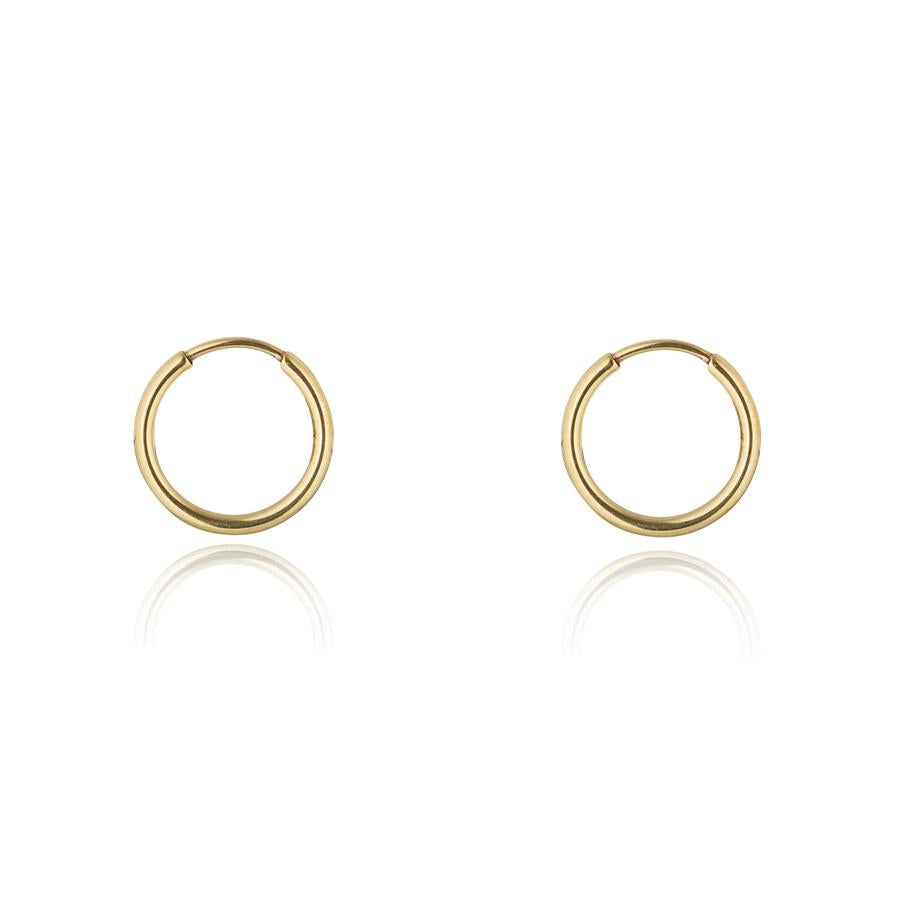 Ring earrings deals gold